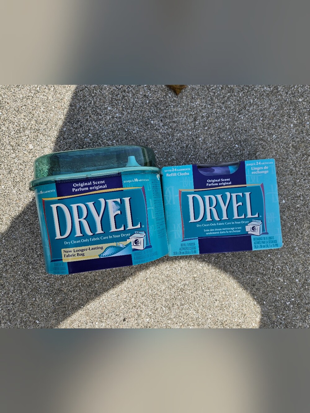 Dryel Dry Clean at Home Starter Kit 4 Loads Cloths Pads Bag Stain Remover New